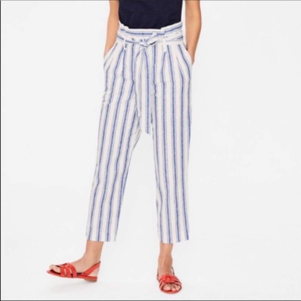 Boden Wide Leg Linen Pants